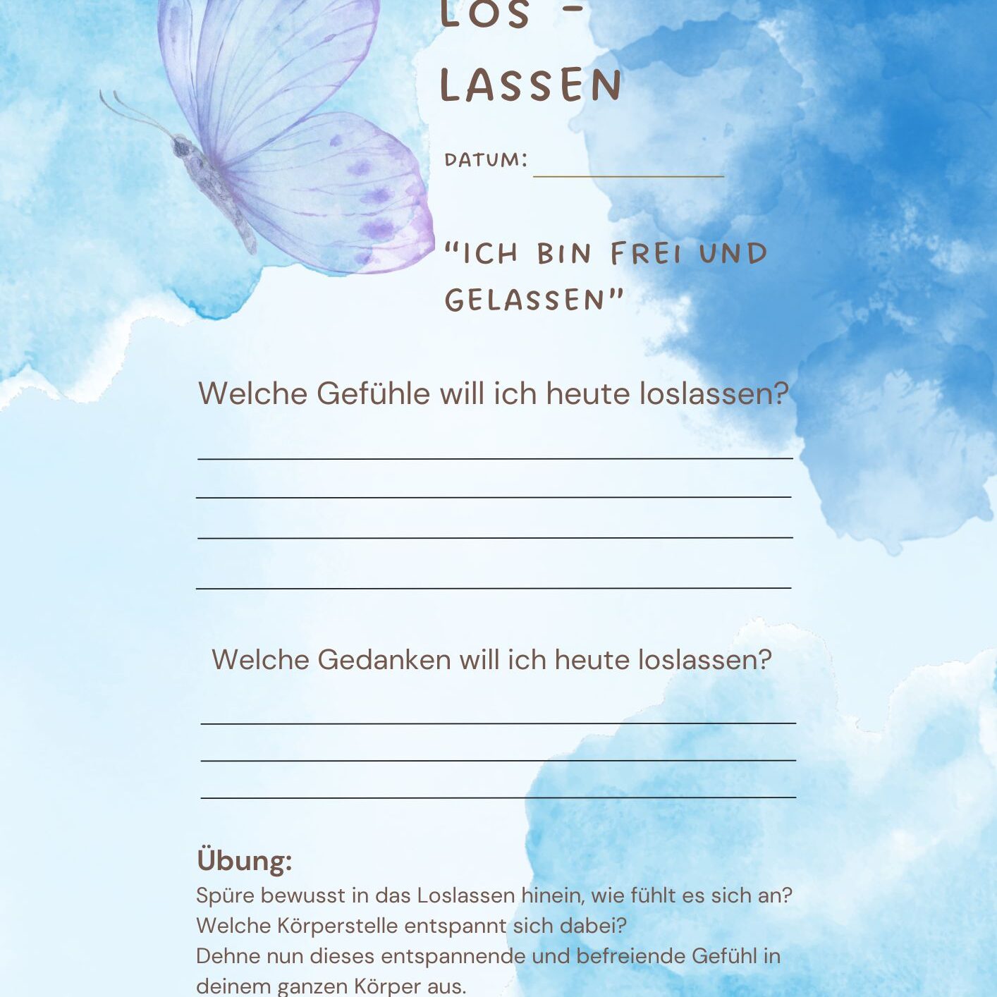 Tagebuch-Loslassen